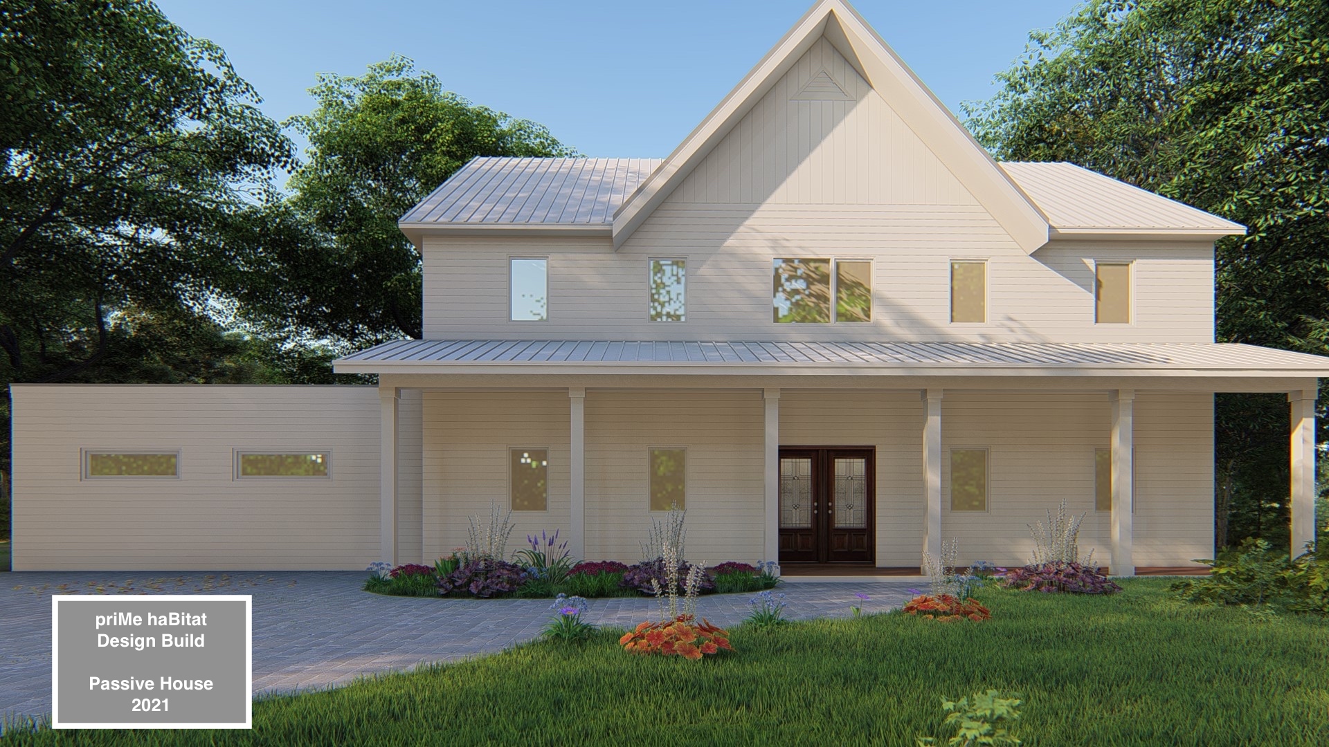 2021/2022 Passive House Rendering for Farmhouse.